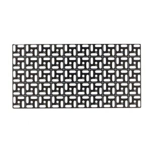 Swirly Aluminum Mounting Grid - aluminum mounting plate