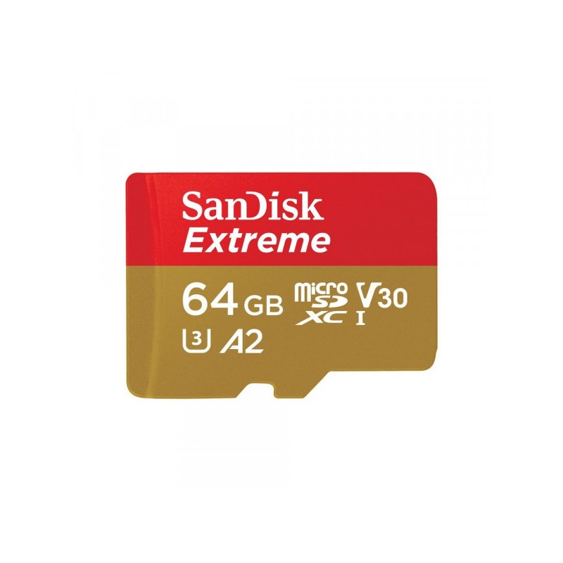 SanDisk Extreme 64GB V30 microSDXC memory card