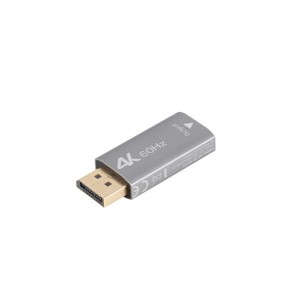 Adapter Displayport(M)-HDMI(F) 4K srebrny Lanberg