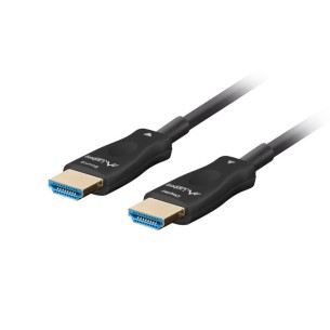 HDMI M/M V2.1 cable 40M optical black AOC Lanberg