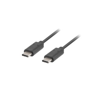 Kabel USB-C 3.1 GEN 1 0.5M czarny Lanberg
