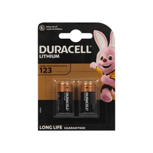 Bateria litowa 3V CR123 DURACELL BLISTER 2szt