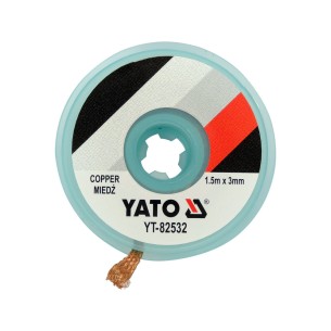 Plecionka do odsysania cyny 3mm (taśma rozlutowująca) YATO YT-82532