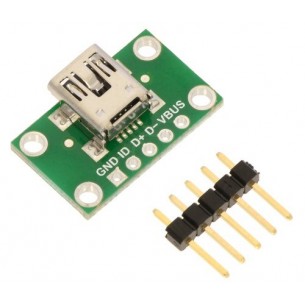 Adapter mini-USB do płytki stykowej
