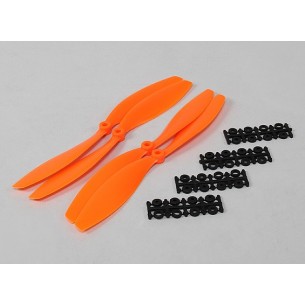 10x4.5 SF Props 2pc CW 2 pc CCW Rotation (Orange)