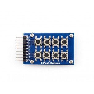 Waveshare 8 Push Buttons