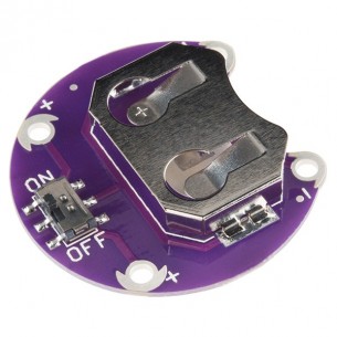 LilyPad Coin Cell Battery Holder - moduł z gniazdem baterii CR2032