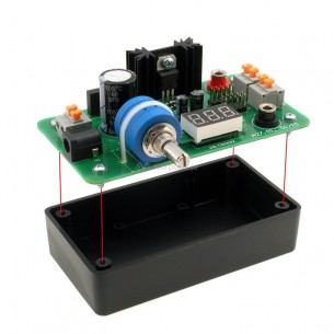 AVT3172 C - practical workshop power supply. Assembled set