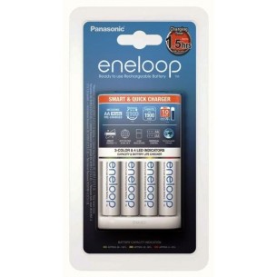 Ładowarka Ni-MH Panasonic Eneloop BQ-CC55 + 4 akumulatory R6/AA Eneloop 2000mAh