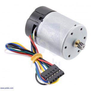 1:1 12V 37Dx47L - silnik z enkoderem 64 CPR