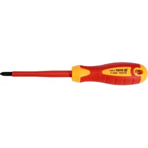 Insulated screwdriver 1000 V PZ2x100 mm - Yato YT-2826