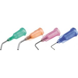 Igła dozownicza zagięta do fluxu, kleju 1,372mm, 15G