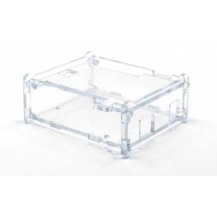 Case for Arduino Uno transparent, closed