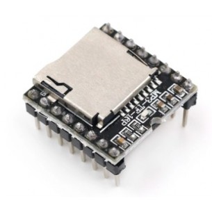 Mini MP3 player with microSD slot