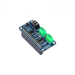 Motor Driver HAT - moduł z 2-kanałowym sterownikiem silników DC dla Raspberry Pi