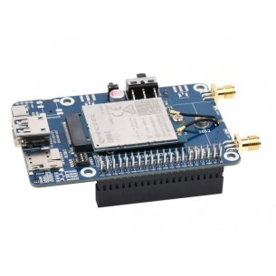 EM06-E LTE Cat-6 HAT - kit with LTE Cat-6 EM06-E module for Raspberry Pi