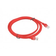 Kabel sieciowy Ethernet Patchcord KAT. 5E UTP czerwony - 2 m