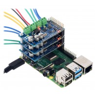 Motoron M3H256 Triple Motor Controller for Raspberry Pi pinout.