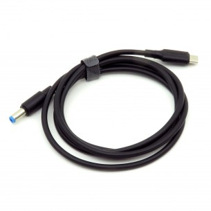 Power cable with PD support 12V USB type C trigger - DC 5.5x2.5mm 1.2m