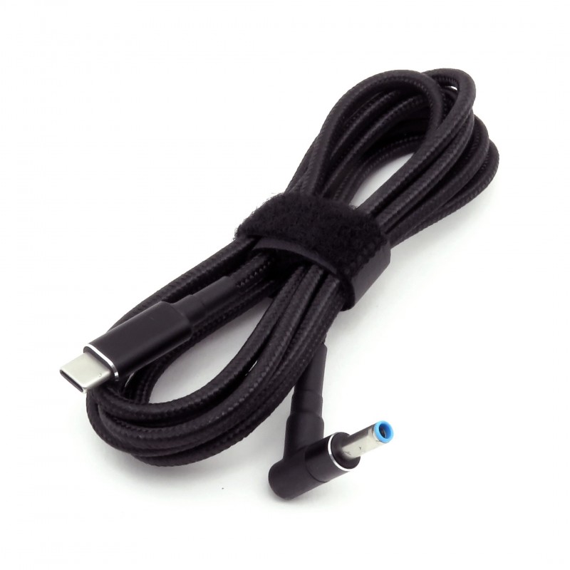 Power cable with PD 20Vtrigger USB type C - DC 4,5x3mm 1.8m (HP) Power cable with PD 20Vtrigger USB type C - DC 4,5x3mm 1.8m (HP)