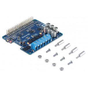 Motoron M2H24v16 Dual High-Power Motor Controller - 2-kanałowy sterownik silników DC dla Raspberry Pi (przylutowane złącza)