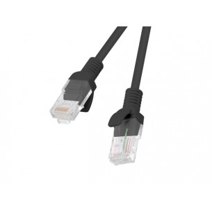 Patchcord - przewód sieciowy Ethernet 2m kat.5E UTP, czarny, Lanberg