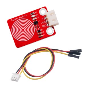 Module with a touch button