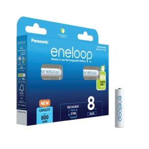 Zestaw akumulatorów Panasonic Eneloop R3/AAA 800mAh - 8 szt.