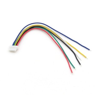 Przewód z wtykiem JST SH-1.0 6-pin 10cm