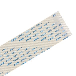 Taśma FFC/FPC 50 żył o długości 20 cm i rastrze 0,5mm, typ A-A