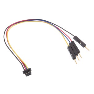 STEMMA QT JST SH 4-pin - cable with male goldpin connector