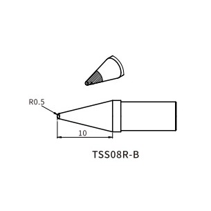 TSS08R-B tip for Quick TS8