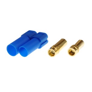 XT150 - high-current connector (plug + socket + contacts) - blue