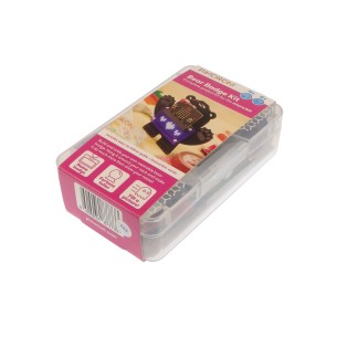Bear Badge Kit - a set for building an interactive pendant with micro:bit v2