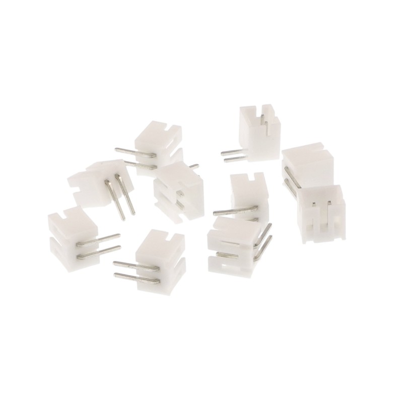 Angled wire-board socket JST PH-2.0, 2-pin, 2mm raster - 10 pcs.