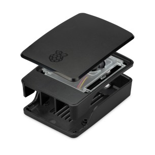 Raspberry Pi Case for Pi 5 Black/Grey