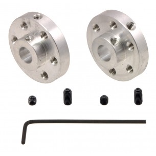 Aluminum hub mounting on the shaft 6 mm screw 4-40 (2 pcs.)