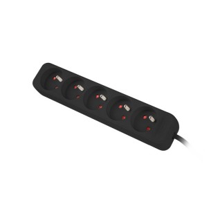 Lanberg Extension Strip 1m UPS 5x230V PL Black